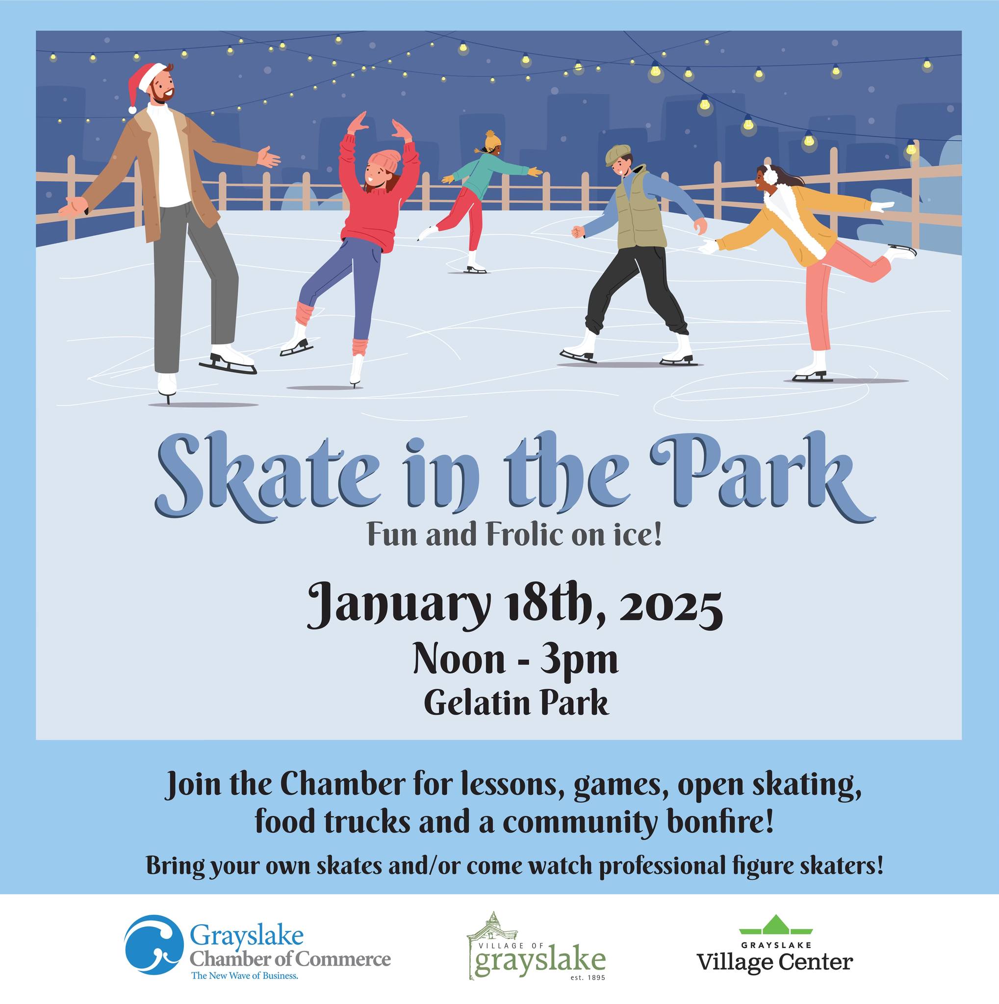 Grayslake Area Chamber of Commerce's Annual Skate in the Park